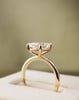 18k Yellow Gold | High Set | 2.97ct - D - VVS2 Elongated Cushion Lab Diamond