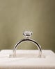 Platinum | High Set | 1.55ct - E - VVS2 Elongated Cushion Lab Diamond