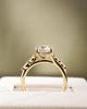 18k Yellow Gold | 1.86ct - D - VS1 Round Lab Diamond | Lab Diamond side stones