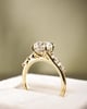 18k Yellow Gold | 1.86ct - D - VS1 Round Lab Diamond | Lab Diamond side stones