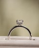 Platinum | 1.61ct - F - VS1 Radiant Lab Diamond | Lab Diamond side stones