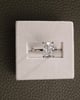 Platinum | 3.3ct - F - VS1 Radiant Lab Diamond | Lab Diamond side stones