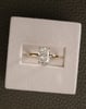 18k Yellow Gold | 1.9ct - F - VS1 Radiant Lab Diamond | Lab Diamond side stones