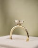 18k Yellow Gold | 1.9ct - F - VS1 Radiant Lab Diamond | Lab Diamond side stones