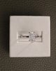Platinum | 1.52ct - E - VVS2 Radiant Lab Diamond | Lab Diamond side stones