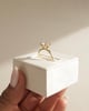 18k Yellow Gold | 8mm Round Moissanite