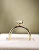 18k Yellow Gold | 1.01ct - D - VVS2 Round Lab Diamond