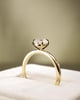 18k Yellow Gold | 1.01ct - D - VVS2 Round Lab Diamond