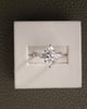 Platinum | High Set | 1.59ct - E - VVS2 Marquise Lab Diamond | Lab Diamond side stones
