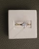 18k Yellow Gold / Platinum | 1ct - D - VS1 Round Lab Diamond