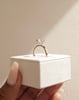 18k Rose Gold / Platinum | 7mm Round Moissanite