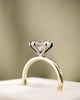18k Yellow Gold / Platinum | 1.95ct - F - VVS2 Round Lab Diamond