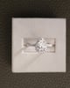 Platinum | 1.11ct - F - VVS2 Pear Lab Diamond | Lab Diamond side stones