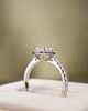 Platinum | 1.11ct - F - VVS2 Pear Lab Diamond | Lab Diamond side stones