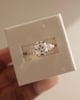18k Yellow Gold | Low Set | 10x8mm Elongated Cushion Moissanite | Moissanite side stones