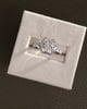 Platinum | High Set | 2.59ct - F - VVS2 Elongated Cushion Lab Diamond | Lab Diamond side stones