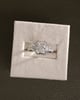 Platinum | High Set | 2.59ct - F - VVS2 Elongated Cushion Lab Diamond | Lab Diamond side stones