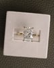 18k Yellow Gold | 5.09ct - F - VVS2 Radiant Lab Diamond | Lab Diamond side stones