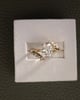 18k Yellow Gold | 2.42ct - F - VVS2 Elongated Cushion Lab Diamond | Lab Diamond side stones