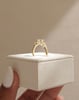 18k Yellow Gold | 1.5ct - F - VS1 Round Lab Diamond | Lab Diamond side stones