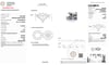 18k Rose Gold | 1.54ct - D - VVS2 Round Lab Diamond | Lab Diamond side stones