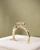 18k Yellow Gold | 1.58ct - F - VS1 Round Lab Diamond | Lab Diamond side stones