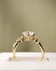 18k Yellow Gold | 1.58ct - F - VS1 Round Lab Diamond | Lab Diamond side stones
