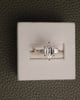 18k Yellow Gold | 1.85ct - D - VVS2 Elongated Hexagon Lab Diamond | Lab Diamond side stones