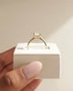 18k Yellow Gold | 1.5ct - D - VS2 Princess Lab Diamond | Lab Diamond side stones