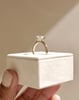 18k Yellow Gold | 1ct - E - VVS2 Princess Lab Diamond | Lab Diamond side stones