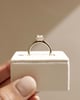 18k Yellow Gold | 1ct - E - VVS2 Princess Lab Diamond | Lab Diamond side stones