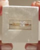 18k Yellow Gold | 1ct - E - VVS2 Princess Lab Diamond | Lab Diamond side stones