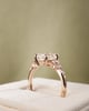 18k Rose Gold | 2.08ct - F - VVS2 Emerald Lab Diamond | Lab Diamond side stones