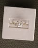 18k Yellow Gold | 1.55ct - D - VVS2 Emerald Lab Diamond | Lab Diamond side stones