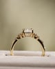 18k Yellow Gold | 1.55ct - D - VVS2 Emerald Lab Diamond | Lab Diamond side stones