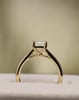 18k Yellow Gold | 1.6ct - F - VVS2 Emerald Lab Diamond