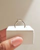 18k Yellow Gold | 7.5x5.5mm Emerald Moissanite