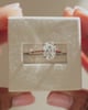 Platinum | 10x7mm Oval Moissanite