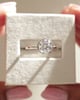 Platinum | 8mm Round Moissanite