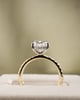 18k Yellow Gold / Platinum | 3.01ct - F - VS2 Oval Lab Diamond | Lab Diamond side stones