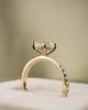 18k Yellow Gold | 1.53ct - F - VS1 Oval Lab Diamond | Lab Diamond side stones