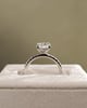 Platinum | 1.55ct - F - VVS2 Oval Lab Diamond | Lab Diamond side stones