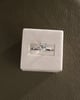 Platinum | 1.55ct - F - VVS2 Oval Lab Diamond | Lab Diamond side stones