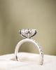 Platinum | 2.06ct - E - VVS2 Oval Lab Diamond | Lab Diamond side stones