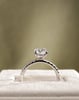 Platinum | 1.58ct - E - VVS2 Oval Lab Diamond | Lab Diamond side stones