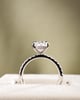 Platinum | 2.55ct - E - VVS2 Oval Lab Diamond | Lab Diamond side stones