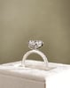 Platinum | 2.56ct - E - VVS2 Oval Lab Diamond | Lab Diamond side stones