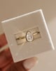 18k Yellow Gold | 10x7mm Pear Moissanite