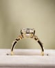 18k Yellow Gold | 2.55ct - F - VVS2 Pear Lab Diamond | Lab Diamond side stones