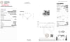Platinum | 2.57ct - F - VVS2 Elongated Cushion Lab Diamond | Lab Diamond side stones